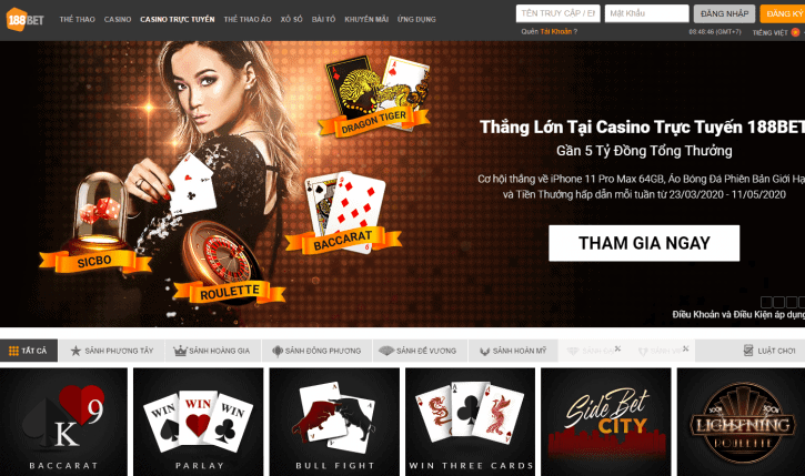 188bet cung cap dich vu ca cuoc chinh thuc nao?