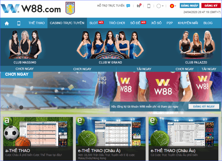 W88 cung cấp dịch vụ cá cược chính thức nào? W88 cung cap dich vu ca cuoc chinh thuc nao?