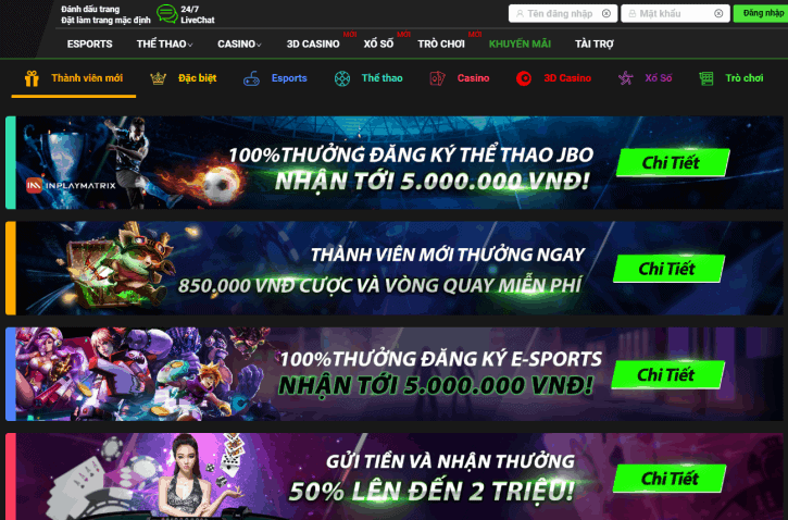 Các hình thức khuyến mãi jbovn có hấp dẫn phong phú? Cac hinh thuc khuyen mai jbovn co hap dan phong phu?