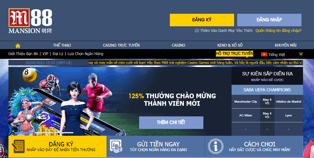 M88 - Link nhà cái m88 đăng ký mới nhất năm 2024